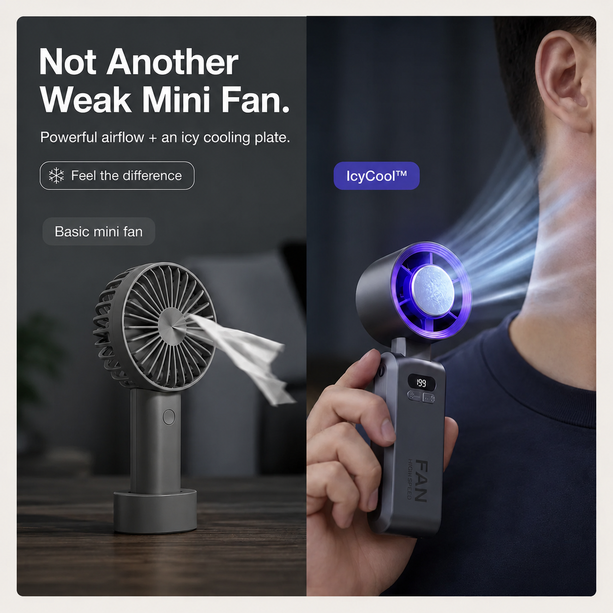 ICYCOOL™ Handheld Cooling Fan